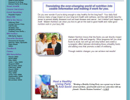 MadamNutrition.com Screen Shot